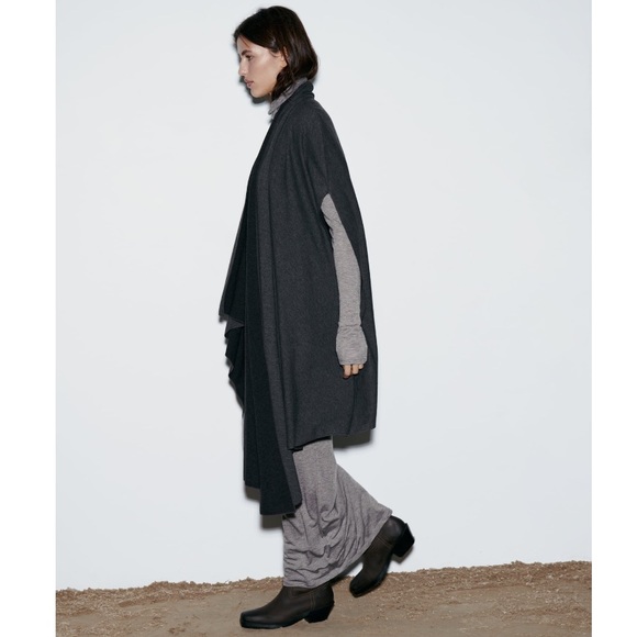 Zara wool blend cape - Picture 2 of 9